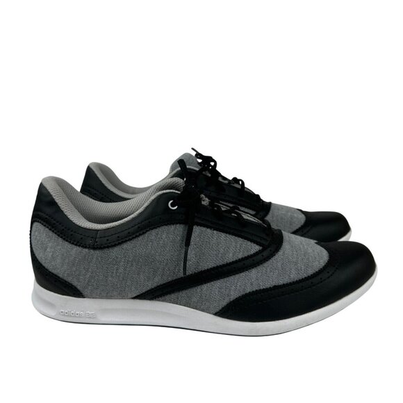 adidas Shoes - Adidas Adicross Womens Gray Black Wingtip Spikeless Golf Shoes Size 9.5 NEW